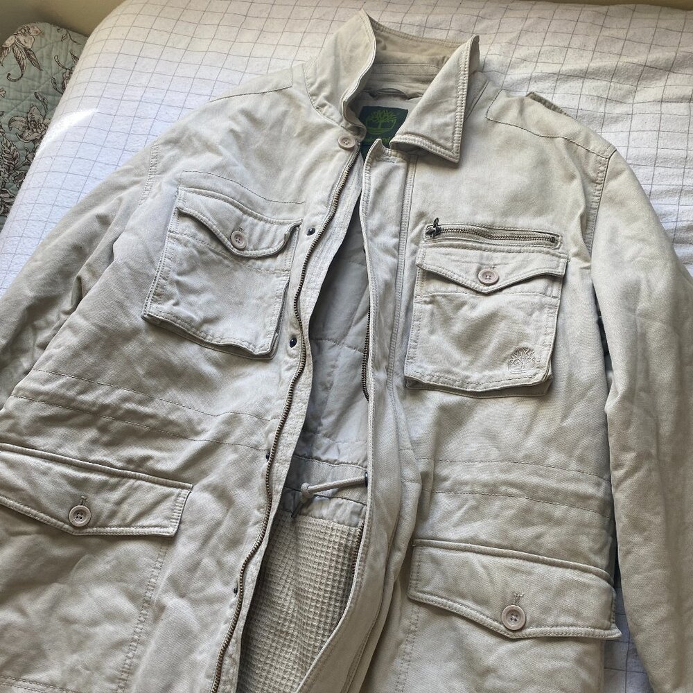 Timberland Field Jacket Utility Chore Coat Workwear Heritage 2XL Vtg 2000